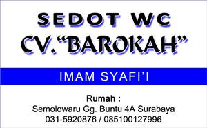 proses sedot wc sidoarjo cv berkah9